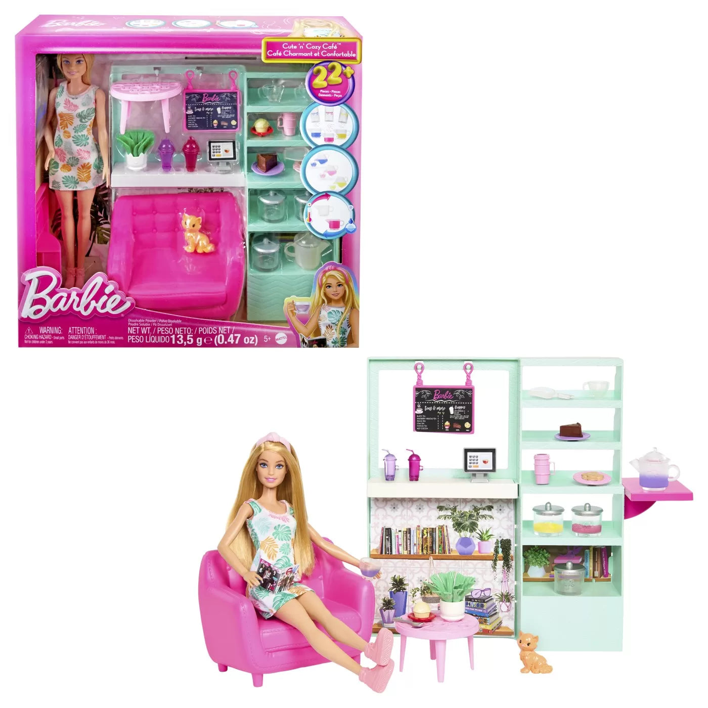 BARBIE SET PAPUSA BARBIE SI CEAINARIE, BARBIE - I CAN BE