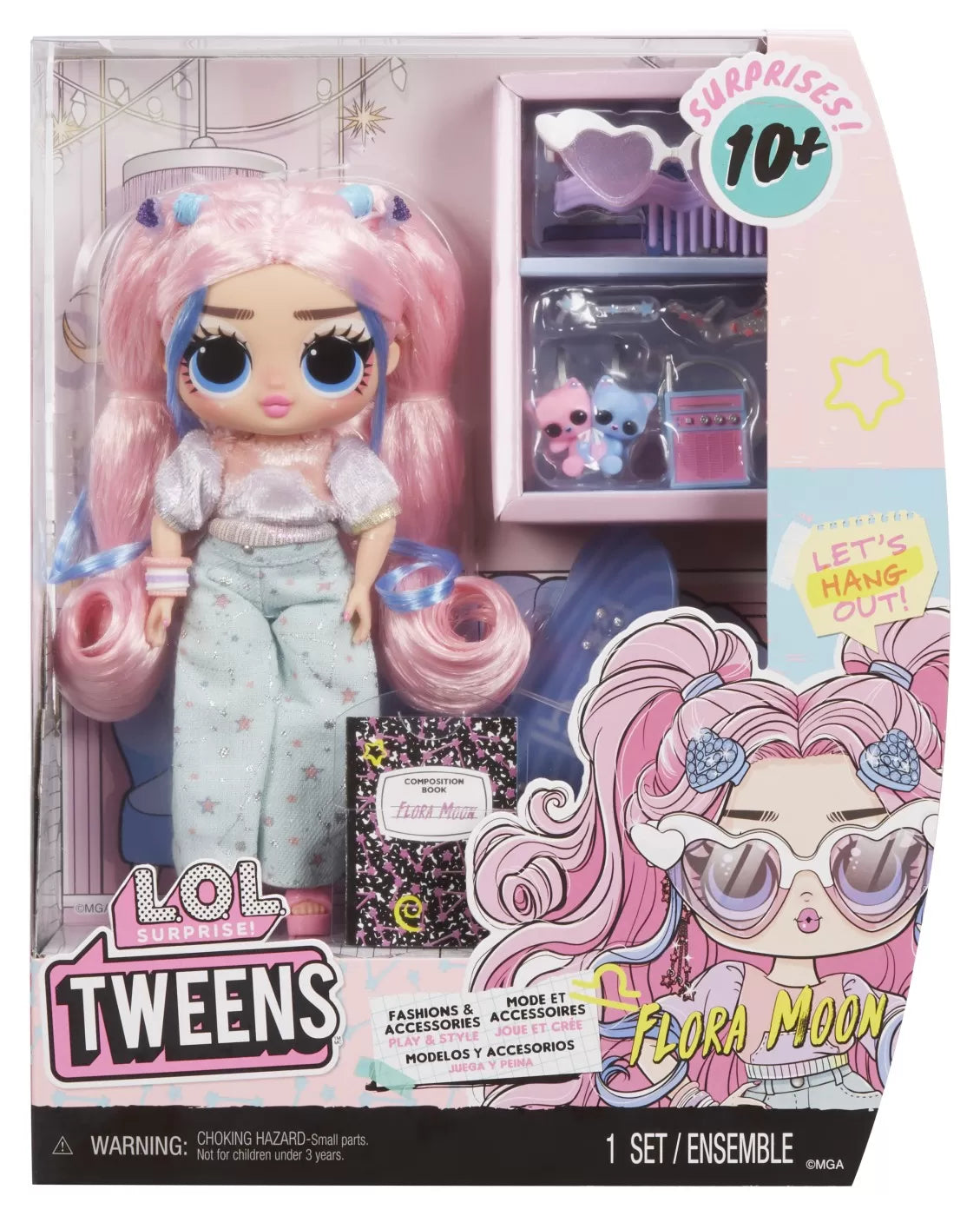 L.O.L. SURPRISE! TWEENS PAPUSA FASHIONISTA FLORA MOON CU SURPRIZE, LOL SURPRISE