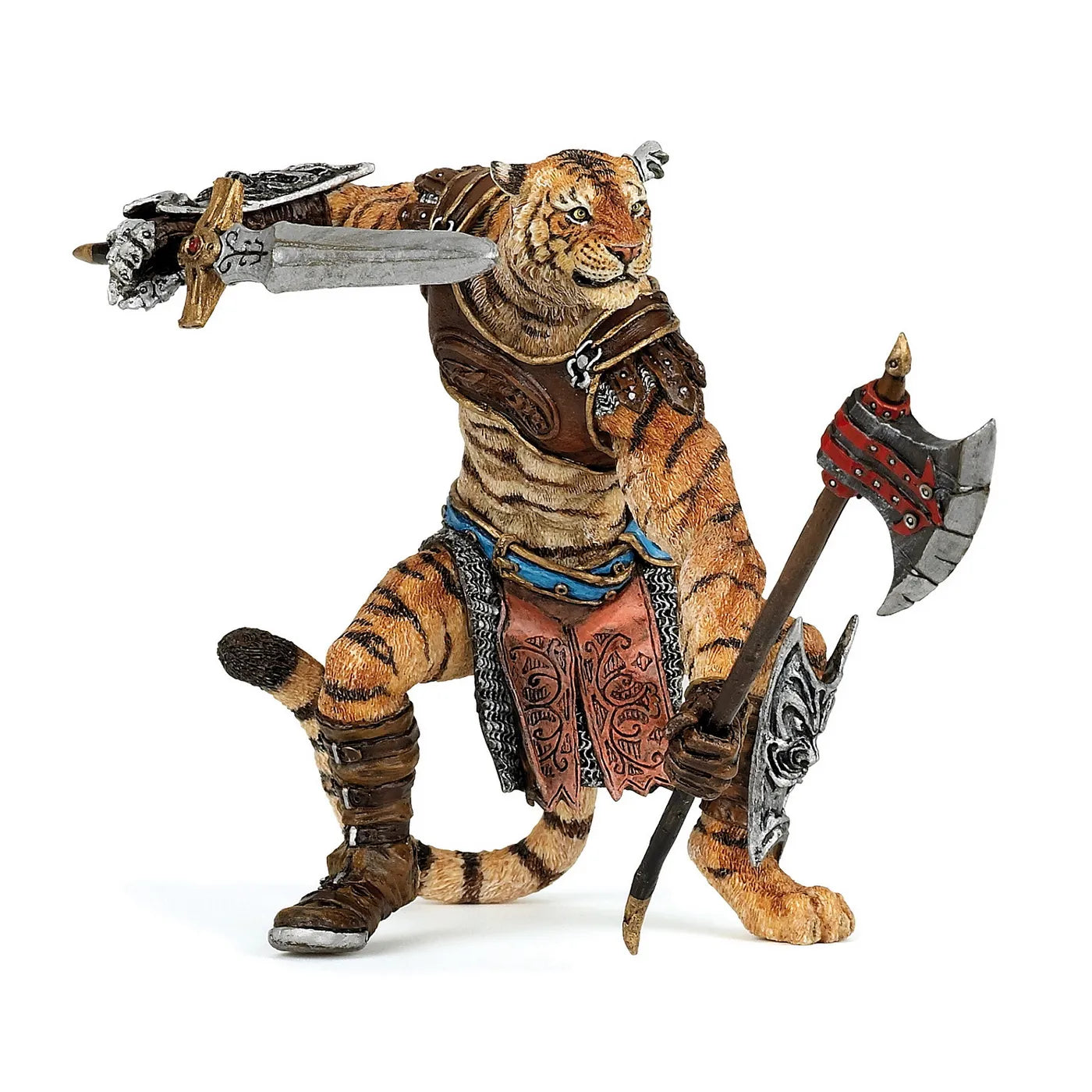 PAPO FIGURINA TIGRU MUTANT, PERSONAJE MEDIEVALE FANTASTICE