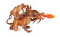 PAPO FIGURINA DRAGON CU DOUA CAPETE AURIU, PERSONAJE MEDIEVALE FANTASTICE