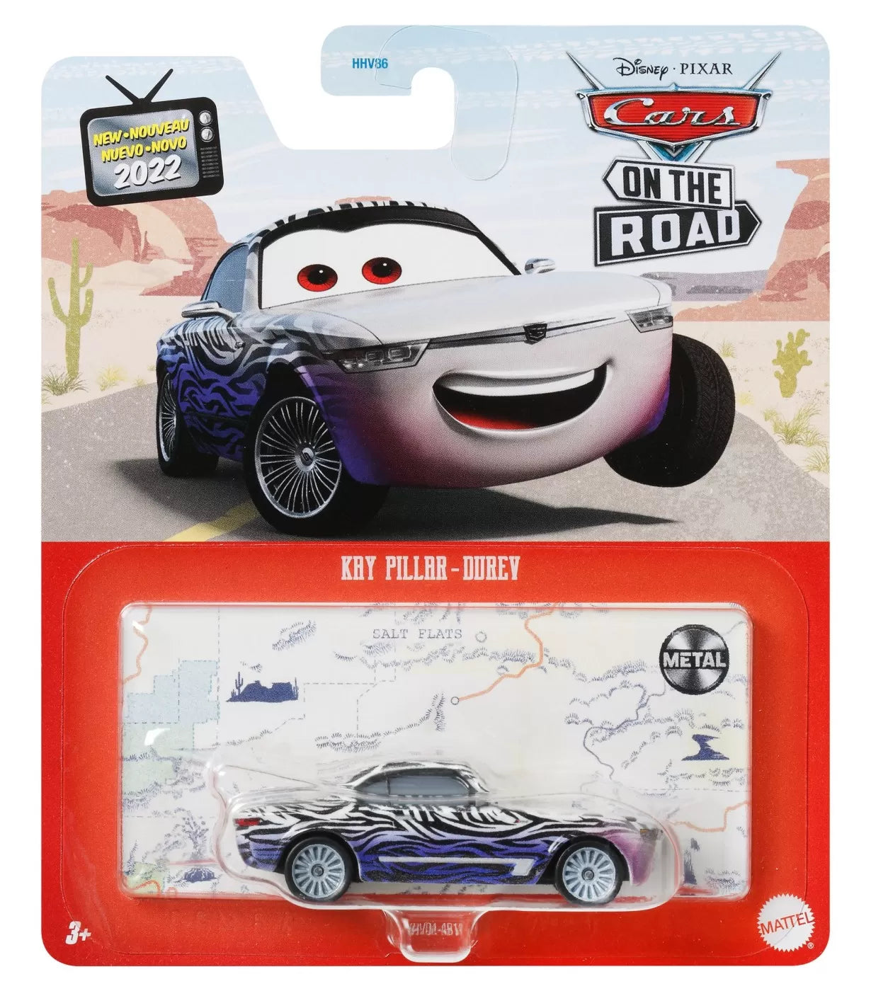 MASINUTA METALICA CARS3 PERSONAJUL KAY PILLAR DUREY, CARS - MASINI
