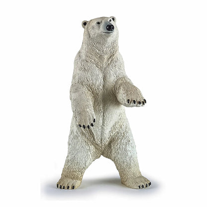 PAPO FIGURINA URS POLAR IN PICIOARE, ANIMALE SALBATICE