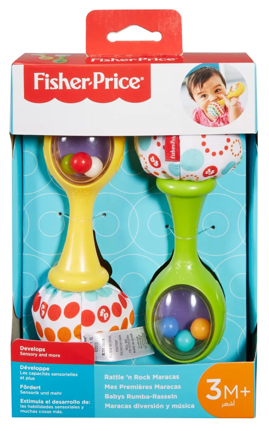 FISHER PRICE SET 2 ZORNAITOARE MARACAS, FISHER PRICE - INFANT
