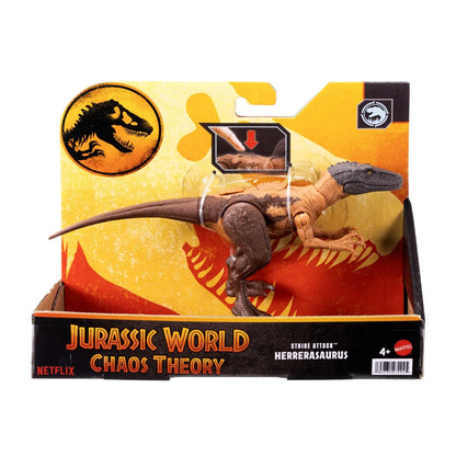 JURASSIC WORLD CHAOS THEORY STRIKE ATTACK DINOZAUR HERRERASAURUS, JURASSIC WORLD
