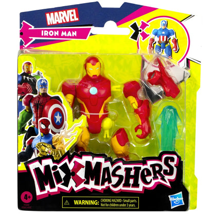 MARVEL AVENGERS MIX MASHERS FIGURINA IRON MAN 12CM, AVENGERS