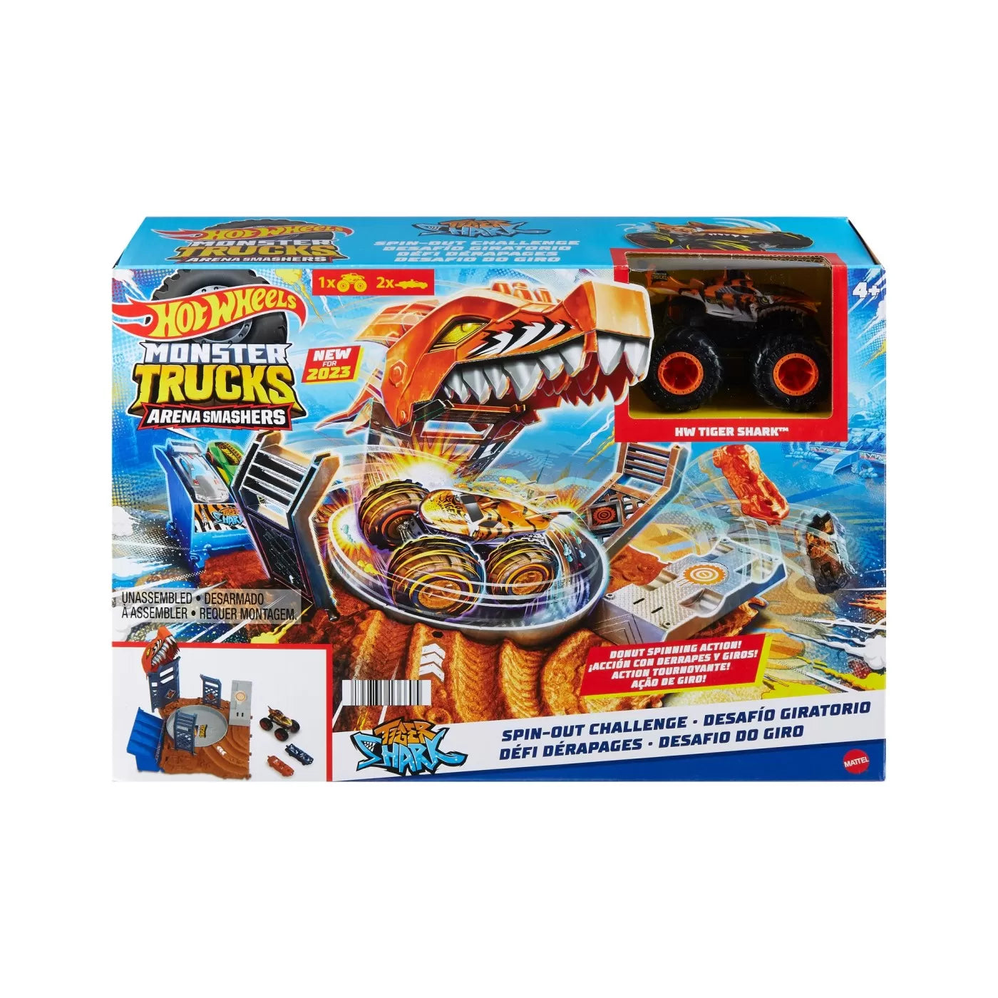 HOT WHEELS MONSTER TRUCK ARENA SMASHERS PROVOCAREA SPIN-OUT, HOT WHEELS - MONSTER TRUCK