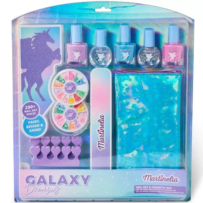 MARTINELIA GALAXY DREAMS SET INGRIJIRE UNGHII SI GEANTA COSMETICA, GALAXY DREAMS