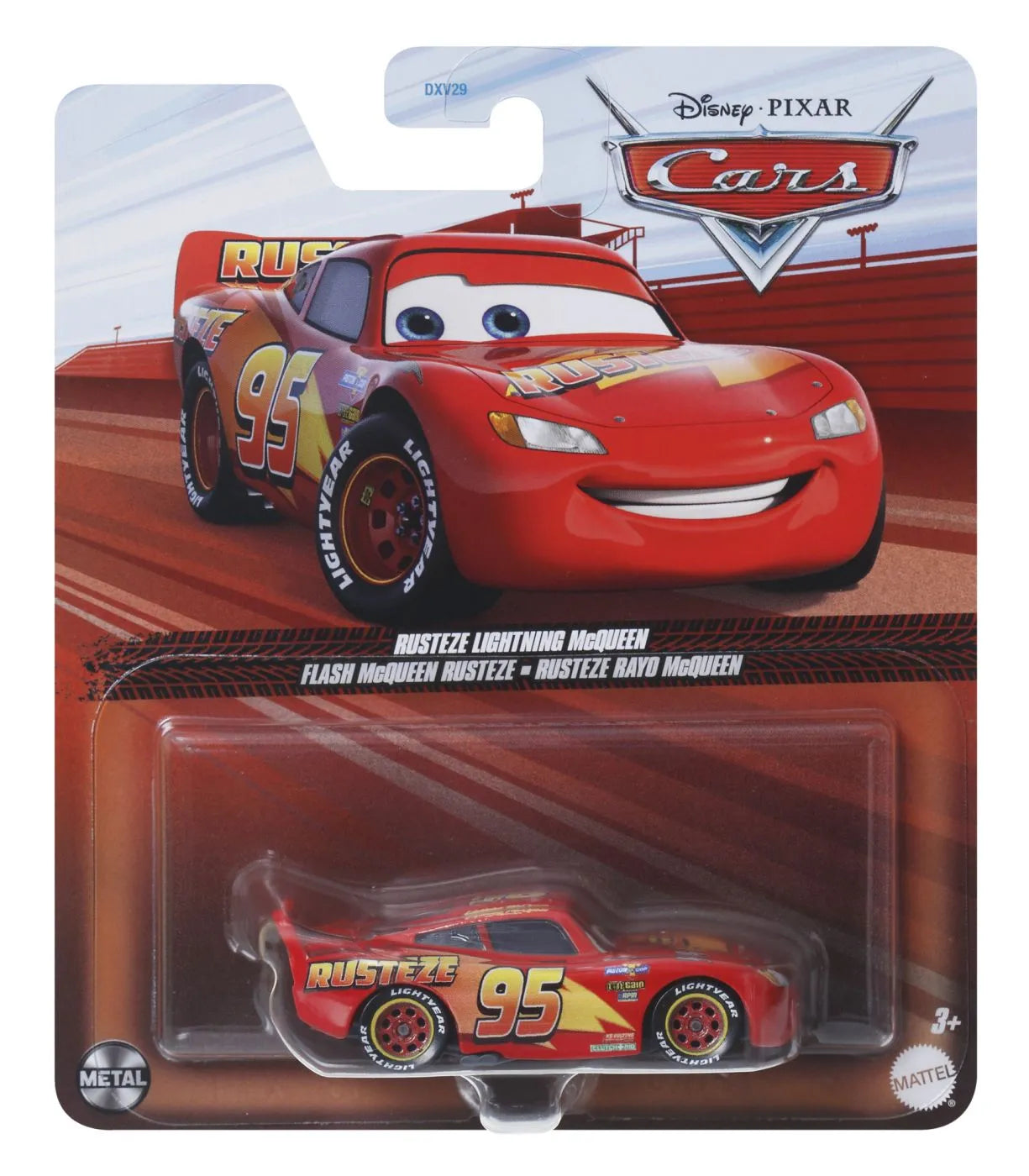 MASINUTA METALICA CARS3 PERSONAJUL FULGER MCQUEEN RUSTEZE, CARS - MASINI