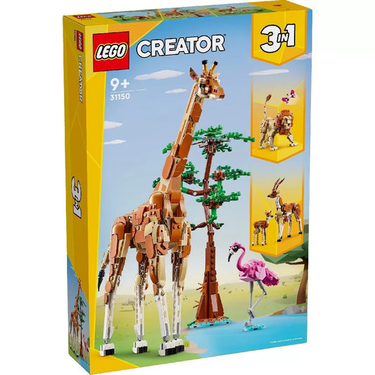 LEGO CREATOR 3IN1 ANIMALE SALBATICE DIN SAFARI 31150, LEGO CREATOR