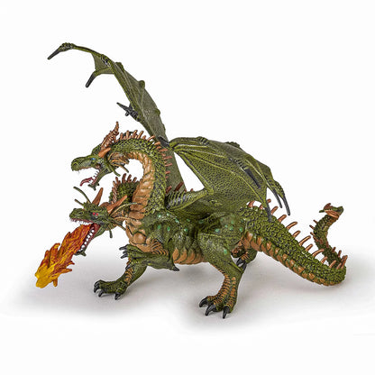 PAPO FIGURINA DRAGON CU 2 CAPETE, PERSONAJE MEDIEVALE FANTASTICE