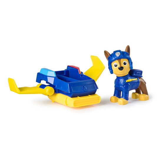 PATRULA CATELUSILOR ACTION PUPS SET VEHICUL DE SALVARE HOVERBOARD SI FIGURINA CHASE 5 CM, PATRULA CATELUSILOR