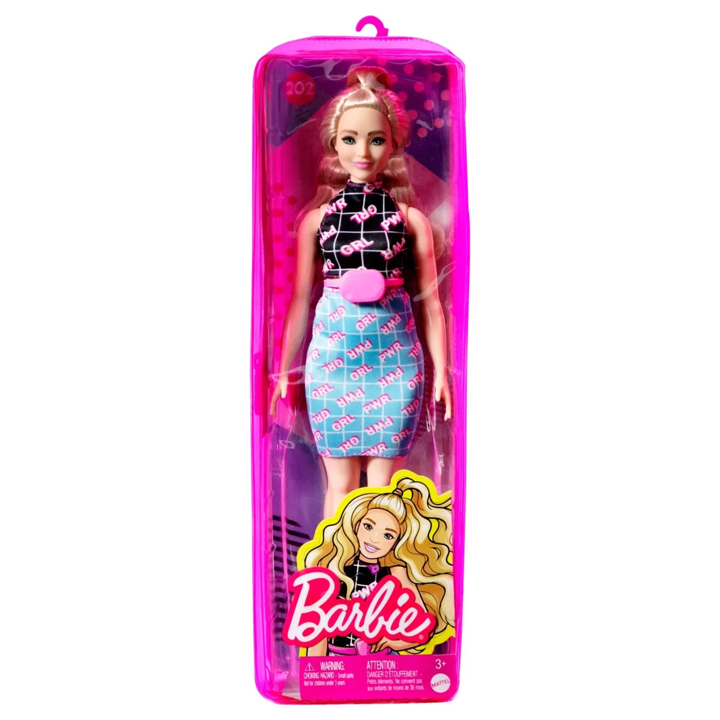 PAPUSA BARBIE FASHIONISTA BLONDA, BARBIE - FASHIONISTAS