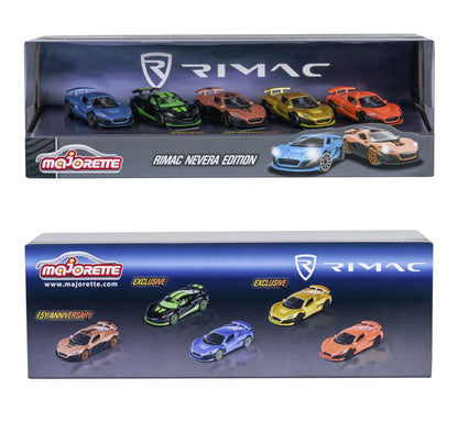 MAJORETTE SET 5 MASINUTE RIMAC NEVERA EDITION GIFTPACK, MAJORETTE