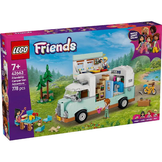 LEGO FRIENDS AVENTURA ÎN RULOTA CU PRIETENII 42663, LEGO FRIENDS