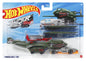 SET AVION SI MASINA HOT WHEELS SUPER RIGS TURBOLENCE TUG , HOT WHEELS - VEHICULE