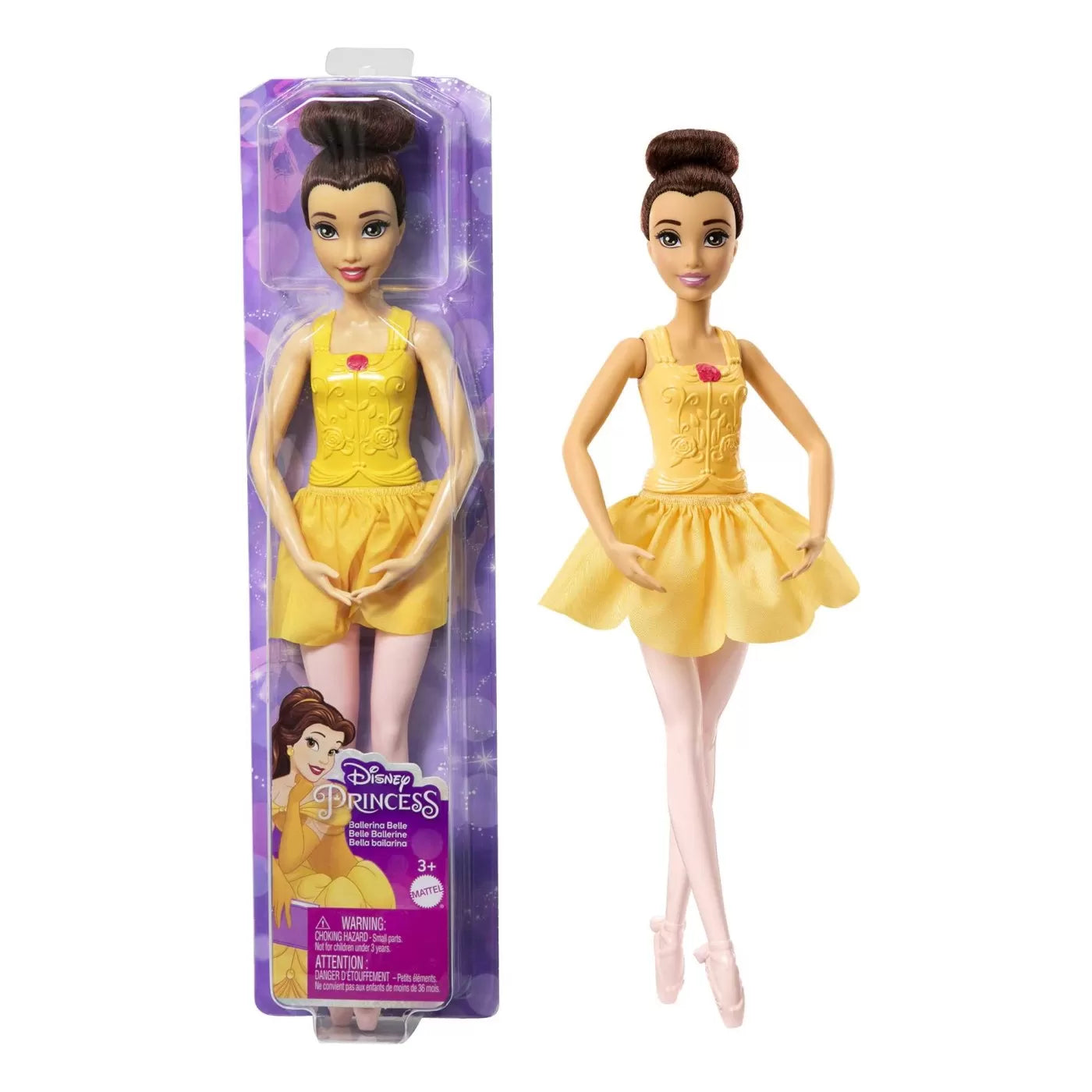DISNEY PRINCESS PAPUSA PRINTESA BELLE BALERINA, DISNEY PRINCESS