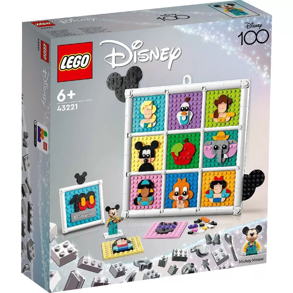 LEGO DISNEY CLASSIC 100 DE ANI DE FIGURI EMBLEMATICE DE ANIMATIE DISNEY 43221, LEGO DISNEY