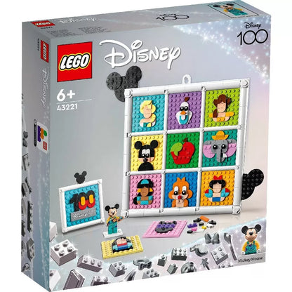 LEGO DISNEY CLASSIC 100 DE ANI DE FIGURI EMBLEMATICE DE ANIMATIE DISNEY 43221, LEGO DISNEY
