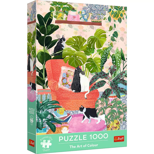 PUZZLE TREFL 1000 PREMIUM PLUS CASA DULCE CASA, TREFL 1000P
