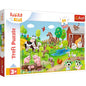 PUZZLE TREFL 24 MAXI BABIES AND THE BEAR ANIMALE LA FERMA, TREFL 24M