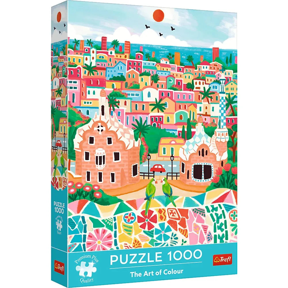 PUZZLE TREFL 1000 PREMIUM PLUS BARCELONA SPANIA, TREFL 1000P