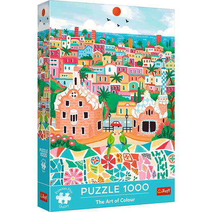 PUZZLE TREFL 1000 PREMIUM PLUS BARCELONA SPANIA, TREFL 1000P