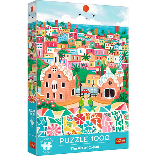 PUZZLE TREFL 1000 PREMIUM PLUS BARCELONA SPANIA, TREFL 1000P