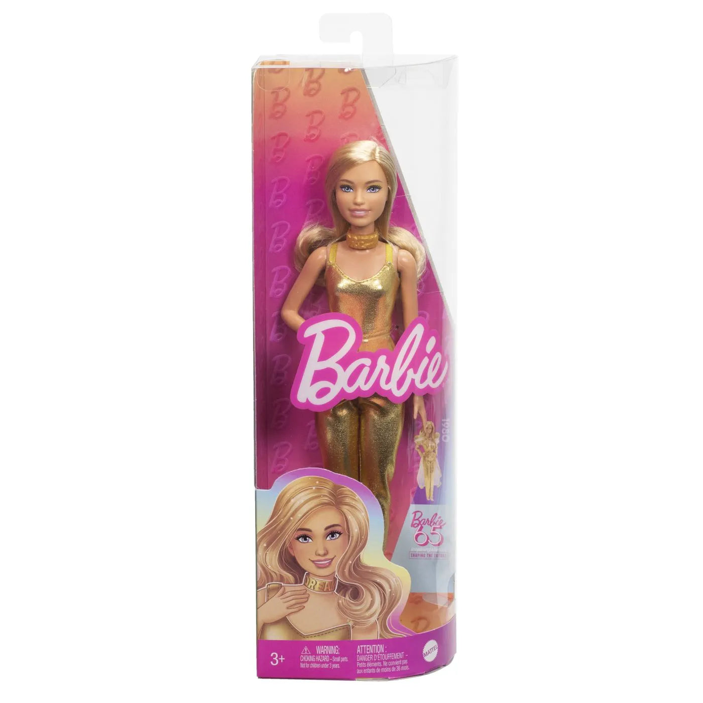 BARBIE PAPUSA BARBIE FASHIONISTAS BLONDA CU SALOPETA AURIE, BARBIE - FASHIONISTAS