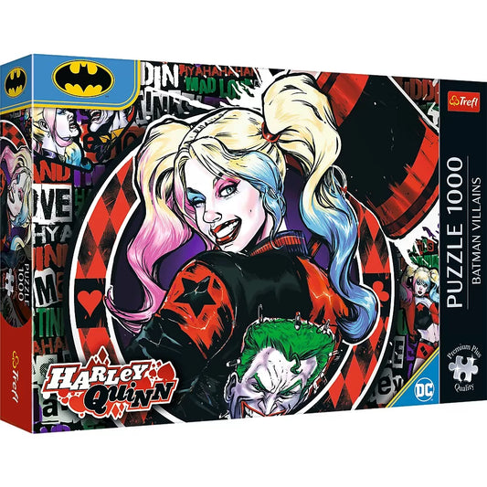 PUZZLE TREFL 1000 PREMIUM PLUS HARLEY QUINN, TREFL 1000P
