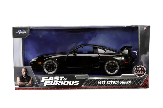 JADA FAST & FURIOUS MASINUTA METALICA TOYOTA SUPRA 1995 SCARA 1:24, JADATOYS - FAST AND FURIOUS