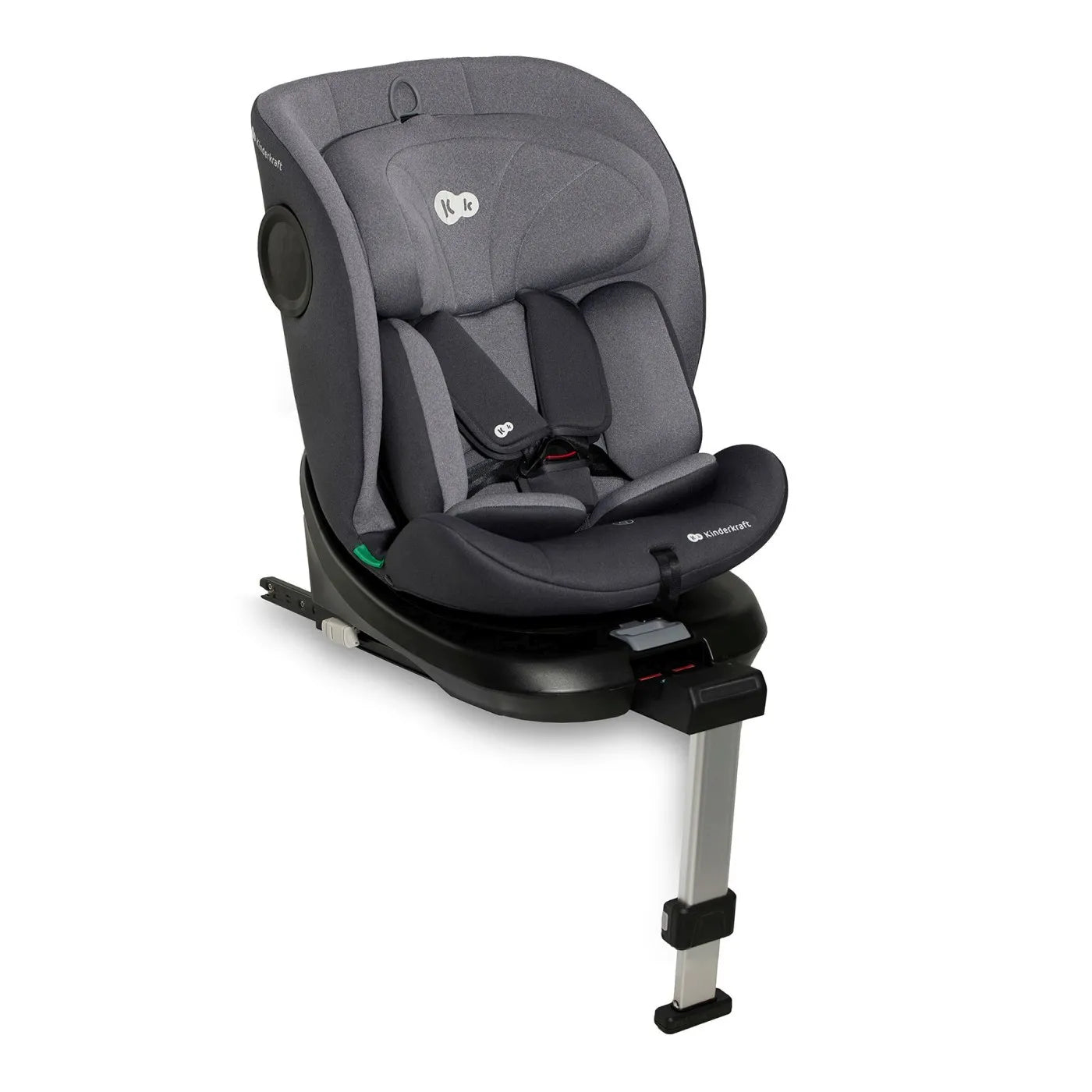 SCAUN AUTO I-SIZE, 40-150 CM, KINDERKRAFT I-360, GREY, KINDERKRAFT