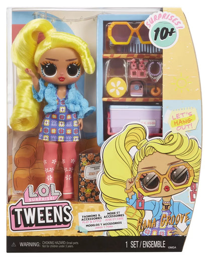 L.O.L. SURPRISE! TWEENS PAPUSA FASHIONISTA HANA GROOVE CU SURPRIZE, LOL SURPRISE