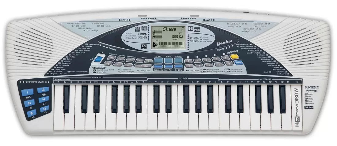 BONTEMPI ORGA DIGITALA DJ CU 40 CLAPE SI AMPLIFICATOR, BONTEMPI