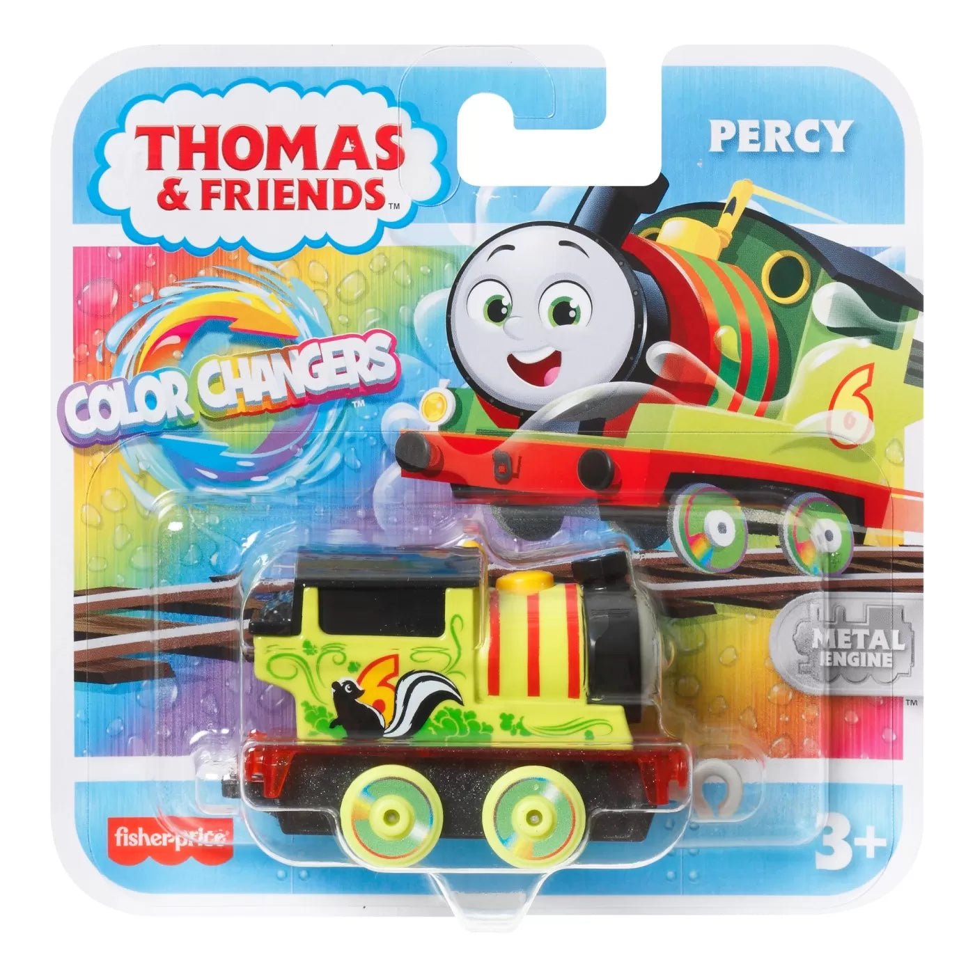 THOMAS COLOR CHANGERS LOCOMATIVA METALICA PERCY, THOMAS - THOMAS