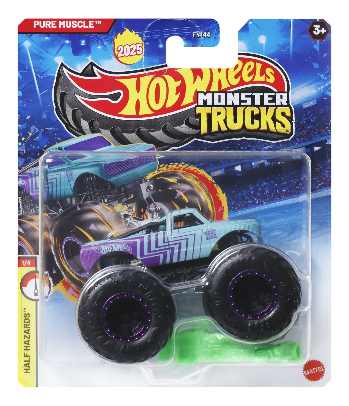HOT WHEELS MONSTER TRUCK MASINUTA PURE MUSCLE SCARA 1:64, HOT WHEELS - MONSTER TRUCK