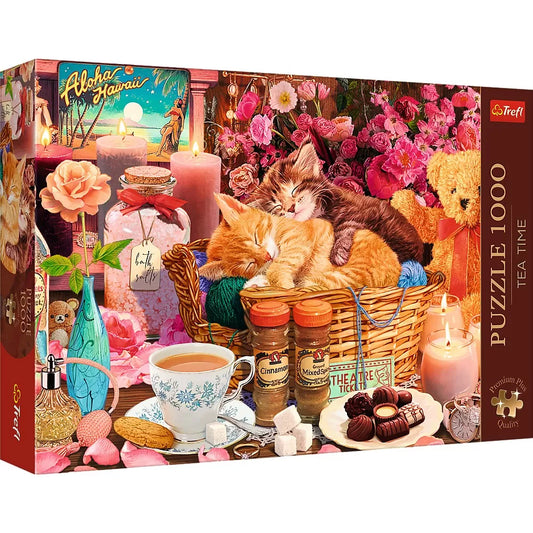 PUZZLE TREFL 1000 PREMIUM PLUS TEA TIME TOATE LUCRURILE BUNE, TREFL 1000P