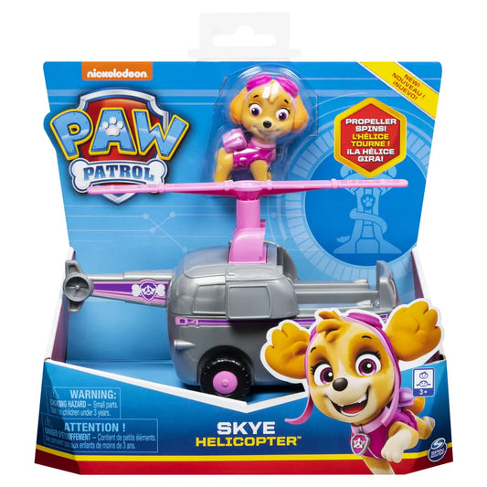 PATRULA CATELUSILOR VEHICULE CU FIGURINA SKYE, PATRULA CATELUSILOR