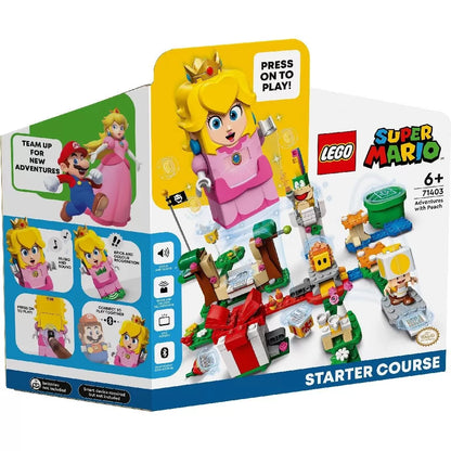 LEGO SUPER MARIO SET DE BAZA AVENTURILE LUI PEACH 71403, LEGO SUPER MARIO