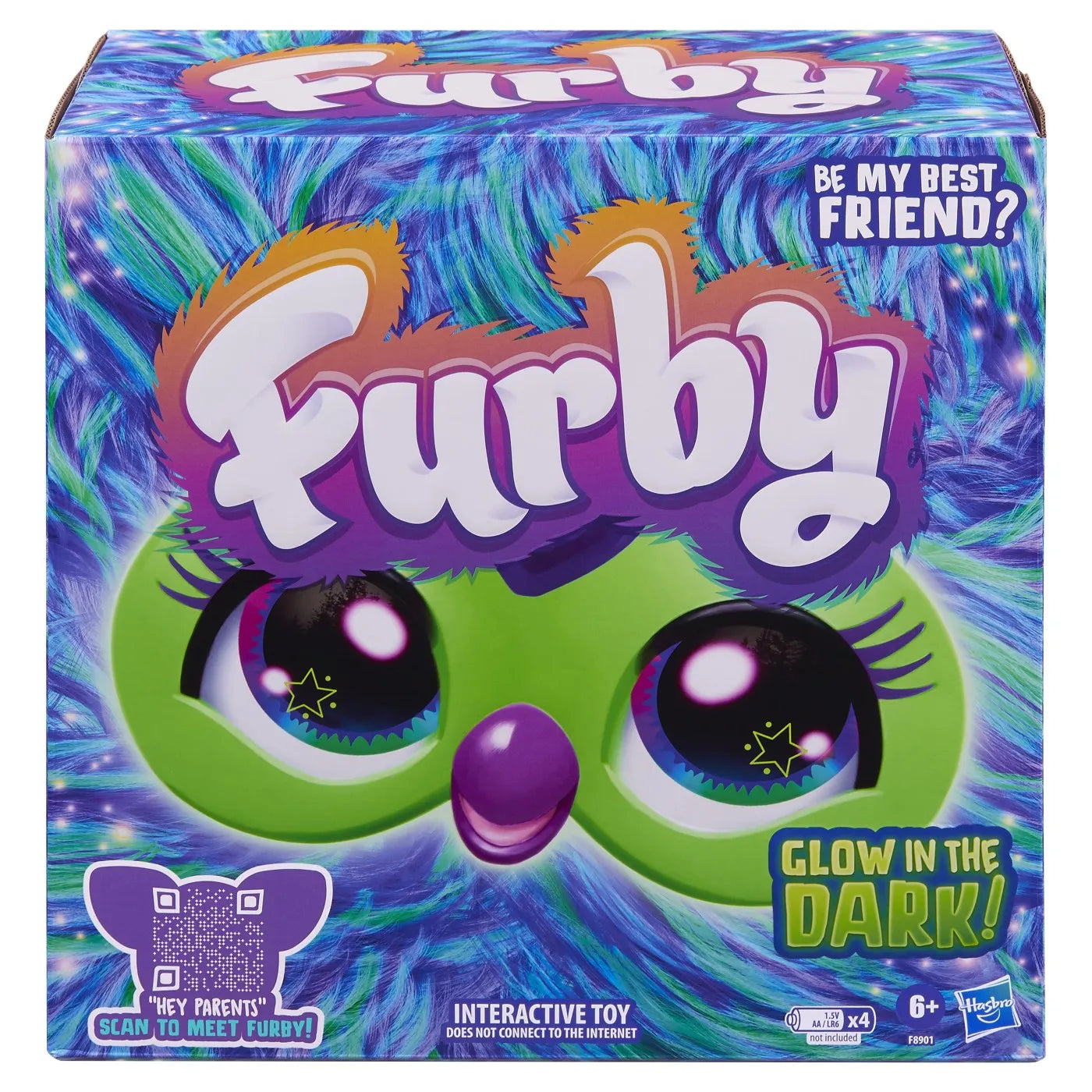 FURBY JUCARIE DE PLUS INTERACTIVA FURBY GALAXY GLOW IN THE DARK, FURBY