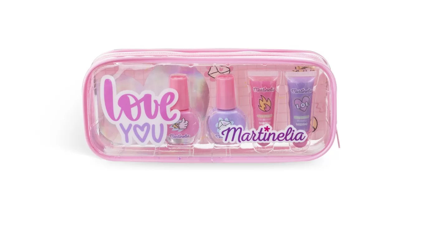 MARTINELIA SUPER GIRL SET LACURI DE UNGHII SI LUCIURI DE BUZE, SUPER GIRL