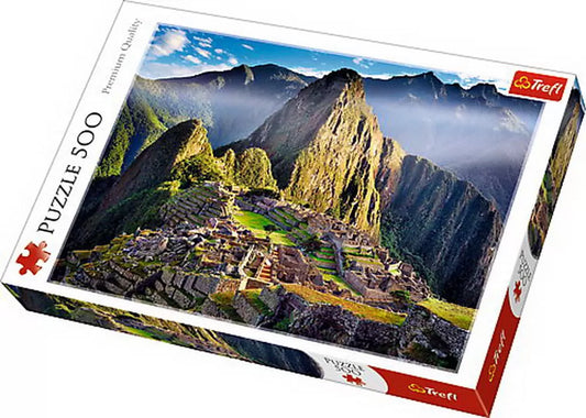 PUZZLE TREFL 500 SANCTOAR IN MACHU PICCHU, TREFL 500P