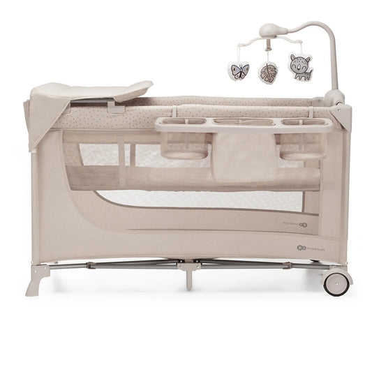 PATUT TRAVEL KINDERKRAFT JOY2, CU ACCESORII, BEIGE, KINDERKRAFT