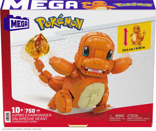 POKEMON MEGA CONSTRUX JUMBO CHARMANDER SALAMECHE, POKEMON