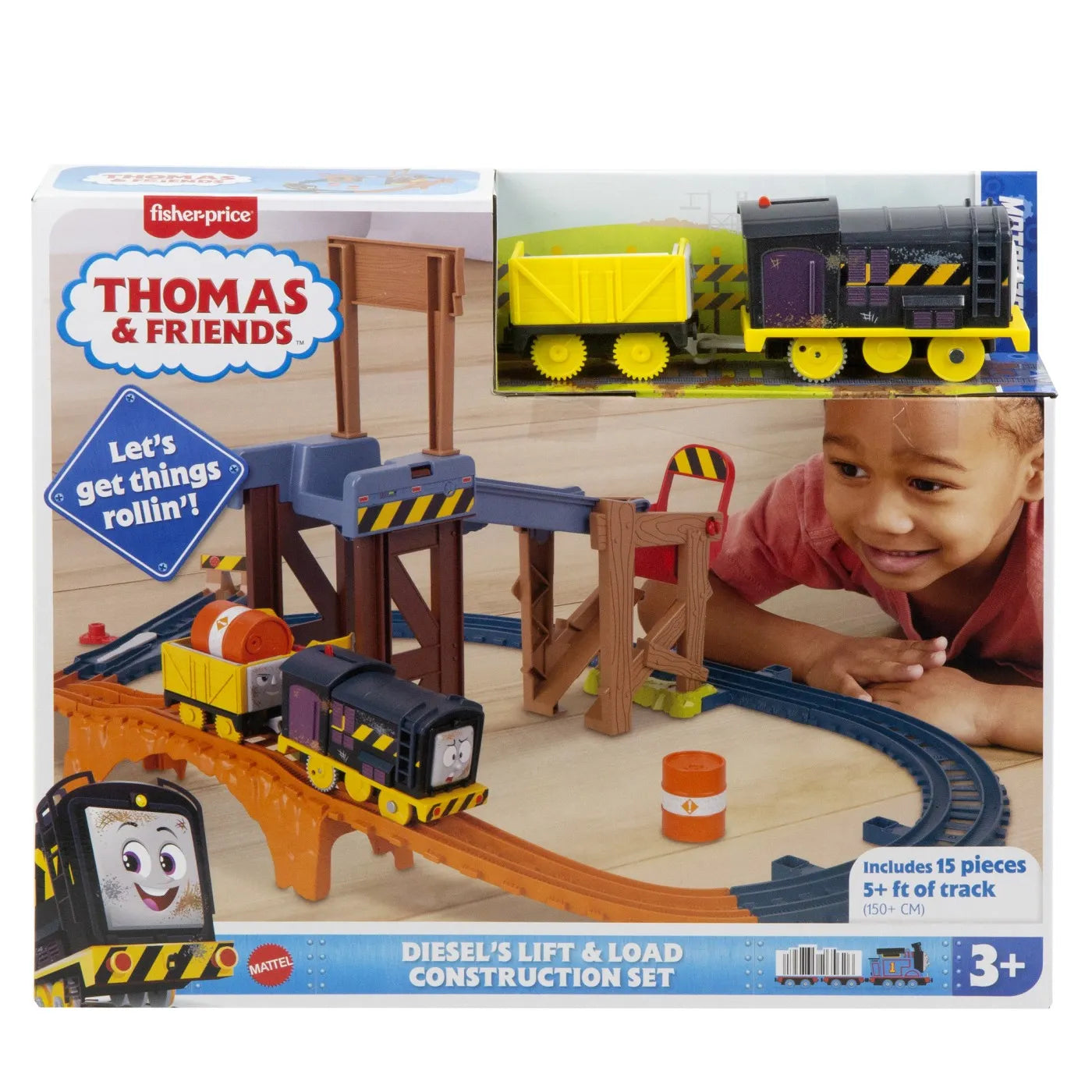 THOMAS SET DE CONSTRUCTIE RIDICA SI INCARCA MARFA CU DIESEL , THOMAS - THOMAS