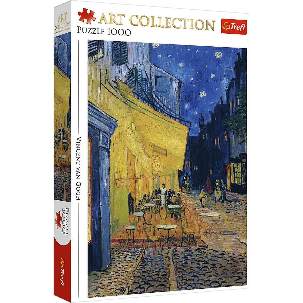 PUZZLE TREFL 1000 ART COLLECTION VINCENT VAN GOGH TERASA CAFENEA NOAPTEA, TREFL 1000P