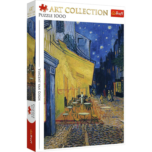 PUZZLE TREFL 1000 ART COLLECTION VINCENT VAN GOGH TERASA CAFENEA NOAPTEA, TREFL 1000P