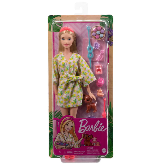 BARBIE SET DE JOACA CU ACCESORII PAPUSA BARBIE O ZI LA SPA, BARBIE - I CAN BE