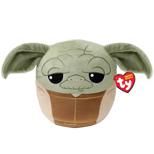 PLUS TY 30CM SQUISHY BEANIES MARVEL STAR WARS YODA, SQUISH-A-BOOS