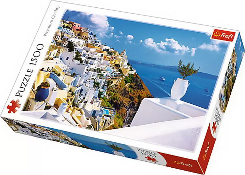 PUZZLE TREFL 1500 SANTORINI, TREFL 1500P