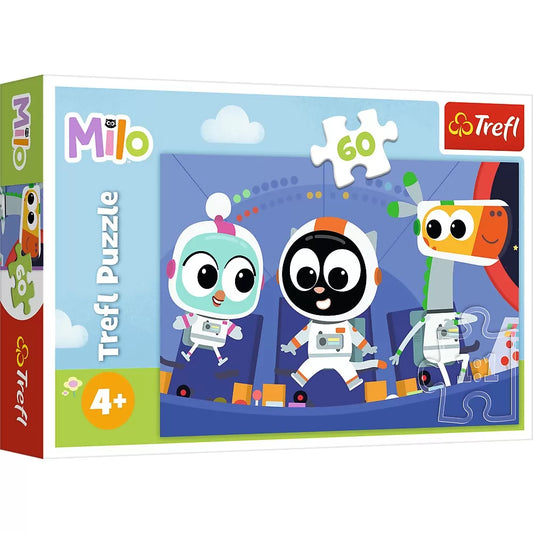 PUZZLE TREFL 60 PLANETA MILO INTALNIRE CU MILO, TREFL 60P